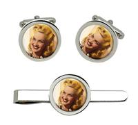 Set Di Gemelli E Clip Per Cravatta Betty Grable