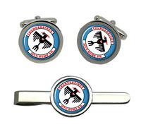 Set Di Gemelli E Clip Per Cravatta Del 34° Bomb Squadron USAF