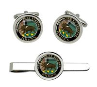 Set Di Gemelli E Clip Per Cravatta Del Clan Pollock Scozzese