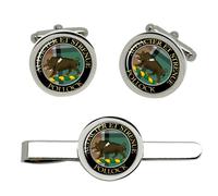 Set Di Gemelli E Clip Per Cravatta Del Clan Pollock Scozzese