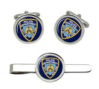 Set Di Gemelli E Clip Per Cravatta Della Polizia Di New York