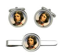 Set Di Gemelli E Clip Per Cravatta Napoleon Bonaparte 1792
