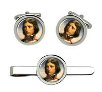 Set Di Gemelli E Clip Per Cravatta Napoleon Bonaparte 1792