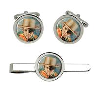 Set Di Gemelli E Clip Per Cravatta Rudolph Valentino
