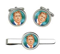 Set Di Gemelli E Clip Per Cravatta Rudy Vallee