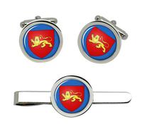 Set Di Gemelli E Fermacravatta Aquitania (Francia)