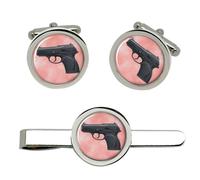 Set Di Gemelli E Fermacravatta Beretta 9000