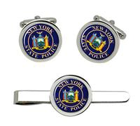Set Di Gemelli E Fermacravatta Della Polizia Dello Stato Di New York