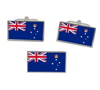 Set Di Gemelli E Spilla Per Cravatta Con Bandiera Di VICTORIA, AUSTRALIA