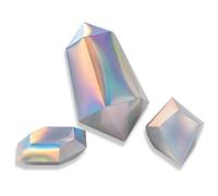 Set di gemme centrotavola opalescenti, 3 misure, 3 pezzi, gemme decorative per eventi e decorazioni per la casa