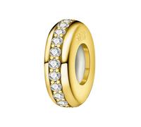 Set di Gemme Spina Distanziale-Electro Fascino D'oro, Genuino 925 Perline D'argento Sterling Fascino, Compatibile con per Braccialetto Pandora