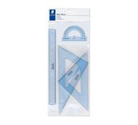 Set di Geometria 4 Pezzi Plastico Trasparente Staedtler Mars