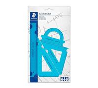 Set di geometria Staedtler ambidestro colore neon blu