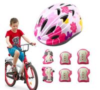 Set di ginocchiere e gomitiere, protezioni per ginocchiere e gomitiere per casco di sicurezza con protezioni per polsi, accessori per skateboard, tion