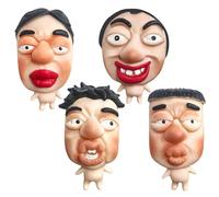 Set di giocattoli con bottoni a pressione e brufoli, ultra morbidi, giocattolo ricaricabile con crema sensoriale, giocattoli da spremere in silicone, per alleviare lo stress e alleviare l'ansia (mix