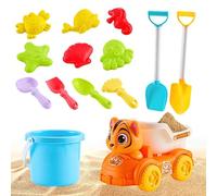 Set Di Giocattoli Con Sabbia, Kit Sandbox Da 14 Pezzi Per Esplorazione All'aperto Senza Preoccupazioni | Creazioni Coinvolgenti Con La Sabbias, Giocattoli Con La Sabia Per Bambini, Per Capodanno,