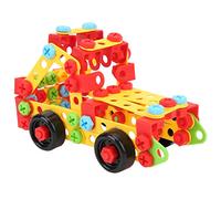 Set di Giocattoli con Viti per Trapano Elettrico per Gioco Creativo e Apprendimento, Kit di Puzzle di Ingegneria per Bambini, Costruzione in Plastica Ecologica, Include Trapano e Accessori