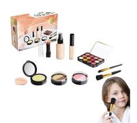 Set di giocattoli cosmetici per fingere di giocare, kit di trucco per bambini | Fingere di giocare insieme di cosmetici giocattoli | Giocattoli cosmetici leggeri per, per la ma