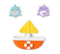 Set di giocattoli da bagno SKIP HOP ZOO TIP & SPIN BOAT