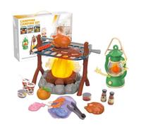 Set di giocattoli da campeggio per - Funzionale Outdoor Adventure Playset for Kids, Complete Fitend Camp Gear | Progettazione di strumenti realistici, tema esplorativo, funzionalità in plastica