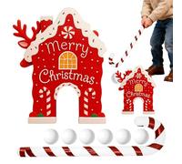 Set di giocattoli da golf natalizi, decorazione di pan di , materiali resistenti agli urti, corso modulare per piccole sfide, attività dinamica per la stagione invernale, utile per