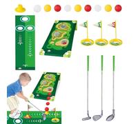 Set di giocattoli da golf per bambini, set di giocattoli da golf per bambini, set di mazze da golf per bambini, giocattolo da golf con tappetino da mettere | divertente giocattolo sportivo con fori