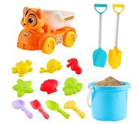 Set Di Giocattoli Da Spiaggia Con Sabbia Da 14 Pezzi, Kit Sabbiera Per Ragazzi E Bambini, 1 Set, Giocattoli Con Sabbia Esterno Per Adolescenti E Adulti, Castelli Pala E Rastrello