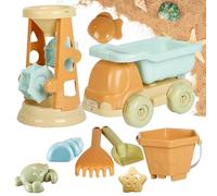 Set di giocattoli da spiaggia,di giochi da vacanza al mare | Set di Gioco con Sabbia da Bambini | Per Ragazze Giovani Figlia Nipote Nipotina Viaggio Vacanza Gita Giardino e Cortile