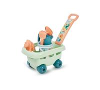 Set di giocattoli da spiaggia Ecoiffier carrello da spiaggia dinosauro con secchiello, setaccio, annaffiatoio, pala, rastrello e stampo Multicolore - Nouvo