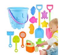 Set Di Giocattoli Da Spiaggia - Gioco all'Aperto con Stampini di Animali - Giocattoli Per Costruire Castelli Sulla Spiaggia Per Bambini - Destinato a Bambini Over 3 Anni, Ideale per Compleanni e Inizi