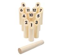 Set di Giocattoli in Legno, Gioco di Lancio per Bambini, Regalo per Lancio, Gioco da Cortile, Blocchi Numerati per Interni, Esterni, Giardino, Prato,