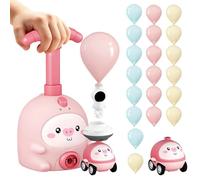 Set Di Giocattoli Lanciatore Di Palloncini 2026 - Auto A Palloncini Alimentata A Forma Di Animale E Pompa Gonfiabile Volante | Regalo Per L'apprendimento Della Fisica STEM Da Corsa A Terra Due In