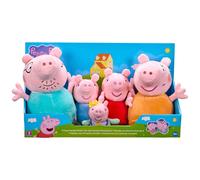 Set Di Giocattoli Morbidi In Peluche Della Famiglia Peppa Pig Da 5 Con Baby Evie