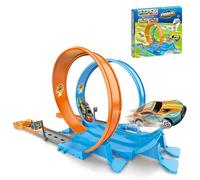 Set di giocattoli per auto, set per auto e traccia di gioco, 360 gradi di gioco per compleanno, Easter Party Travel Home Outdoor Play, STEM Activity Toy for Boys and Girls Ages 3+
