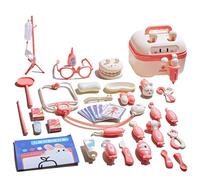 Set di giocattoli per bambini - Fingta Kit Medical in valigia | Ruolo dei con suono e luce, multifunzionale ragazze, compleanno o regalo le vacanze