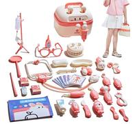 Set di giocattoli per bambini, gioco di ruolo medico, kit di chirurgia giocattolo | kit medico di progettazione valigia, illuminazione e suono per compleanni