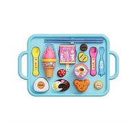 Set di giocattoli per budino alla fragola, accessori da cucina, accessori da cucina per fingere di fare finta di mangiare, accessori da cucina per il tè della principessa, giocattolo educativo precoce