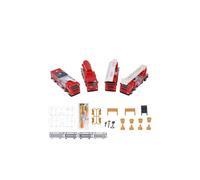 Set di giocattoli per camion dei pompieri, veicoli per la sicurezza, antiruggine, per la scuola materna