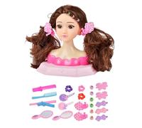 Set Di Giocattoli Per Capelli Per La Testa Bambola E Set Di Giocattoli Per Il Trucco - Colorato Finge Play TOTH BOTTO | Accessori Per Giocattoli Per Bambini | Regalo Per Le Celebrazioni Per L