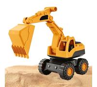 Set Di Giocattoli Per Escavatore Sandbox - Veicoli Da Cantiere In ABS Con Azionamento Inerziale | Escavatori, Bulldozer E Autocarri Con Cassone Ribaltabile | Cabina Girevole E Braccio Mobile Per Bambi