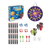 Set di giocattoli per freccette spaziali, giochi per feste di lancio, doppi oggetti di scena per il tiro, Divertente tiro sportivo al coperto, regali per bambini di età superiore ai 3 anni
