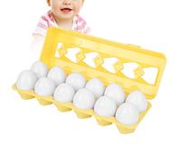 Set di Giocattoli per Frutta e Verdura Sicuri e Durevoli con Uova Abbinate per, Giocattolo Educativo per Il Riconoscimento della Forma del Colore