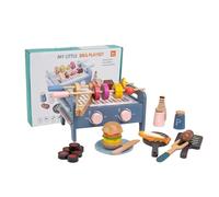 Set di giocattoli per grill barbecue, giocattolo per grill per barbecue, gioca a set di cibo, sviluppo di competenze divertenti, strumento di apprendimento giocoso, 24.9x17.9x13,5 cm per i bambini in