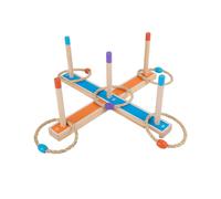 Set di Giocattoli per il Lancio Dell'Anello Gioco per Bambini All'Aperto 3-12 Anni Giochi per Bambini All'Aperto Nastro per il Lancio di Anelli nel