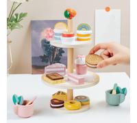 Set di giocattoli per il tè pomeridiano per bambini Il tea party per bambine ha