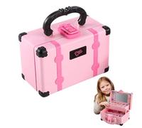 Set di giocattoli per il trucco - Fingta giocattolo giocattolo per le ragazze | Playset portatile con custodia per bambini Vanity, kit di trucco colorato per casa, scuola materna
