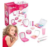 Set di giocattoli per il trucco per bambini, set di cosmetici per il trucco per ragazze, giocattolo per il trucco sicuro, atossico per bambini, set da gioco principessa, regalo divertente per amici