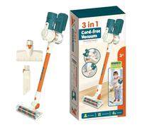 Set di giocattoli per la pulizia dei bambini - aspirapolvere elettrico con luci musicali, gioco di simulazione realistico, gioco di ruolo per la pulizia della casa | Ragazzi Ragazze Apprendimento Edu