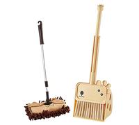 Set Di Giocattoli Per La Pulizia Dei Bambini | Set Da Gioco Educativo Realistico , Gioco Per Le Pulizie Con Manico Corto Per Bambini - Soluzione Facile Da Riporre Per La Cucina Della Ca