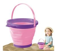 Set Di Giocattoli Per La Sabbia Da Spiaggia, Secchiello Da Spiaggia Pieghevole, Secchiello Da Spiaggia Portatile In Silicone, Secchielli Per Sabbia, Per Bambini Piccoli E Pesca In Viaggio